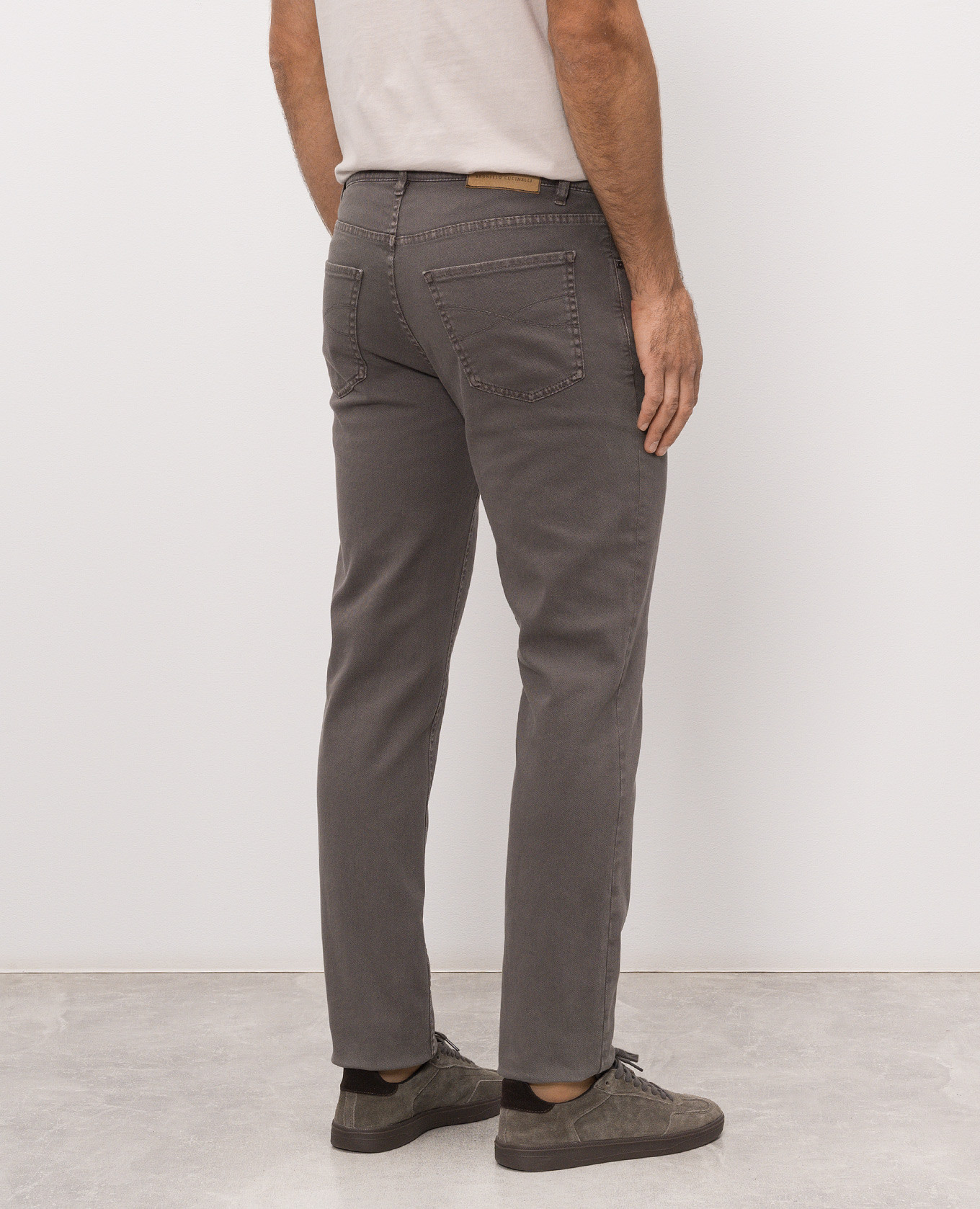 Gray jeans Brunello Cucinelli 4