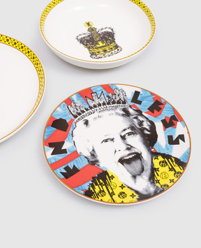 Geminiano Cozzi 1765 Porcelain plate set ENDLESS 3 pcs in a gift box LGCFF0223TTCFL0027TTCF