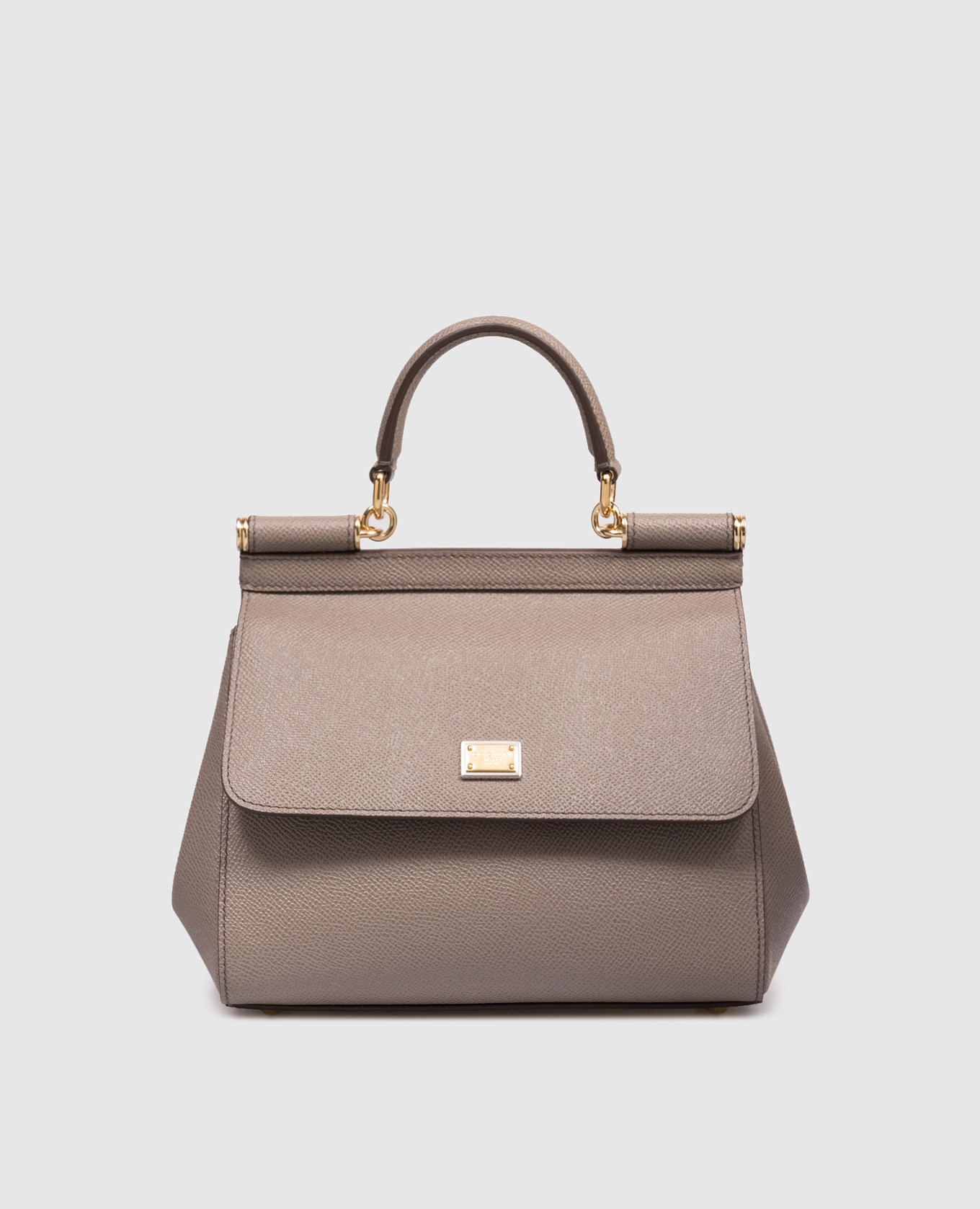 

Beige leather bag Sicily Dolce&Gabbana