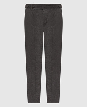 Pini Parma Gray wool pants TRFSANT