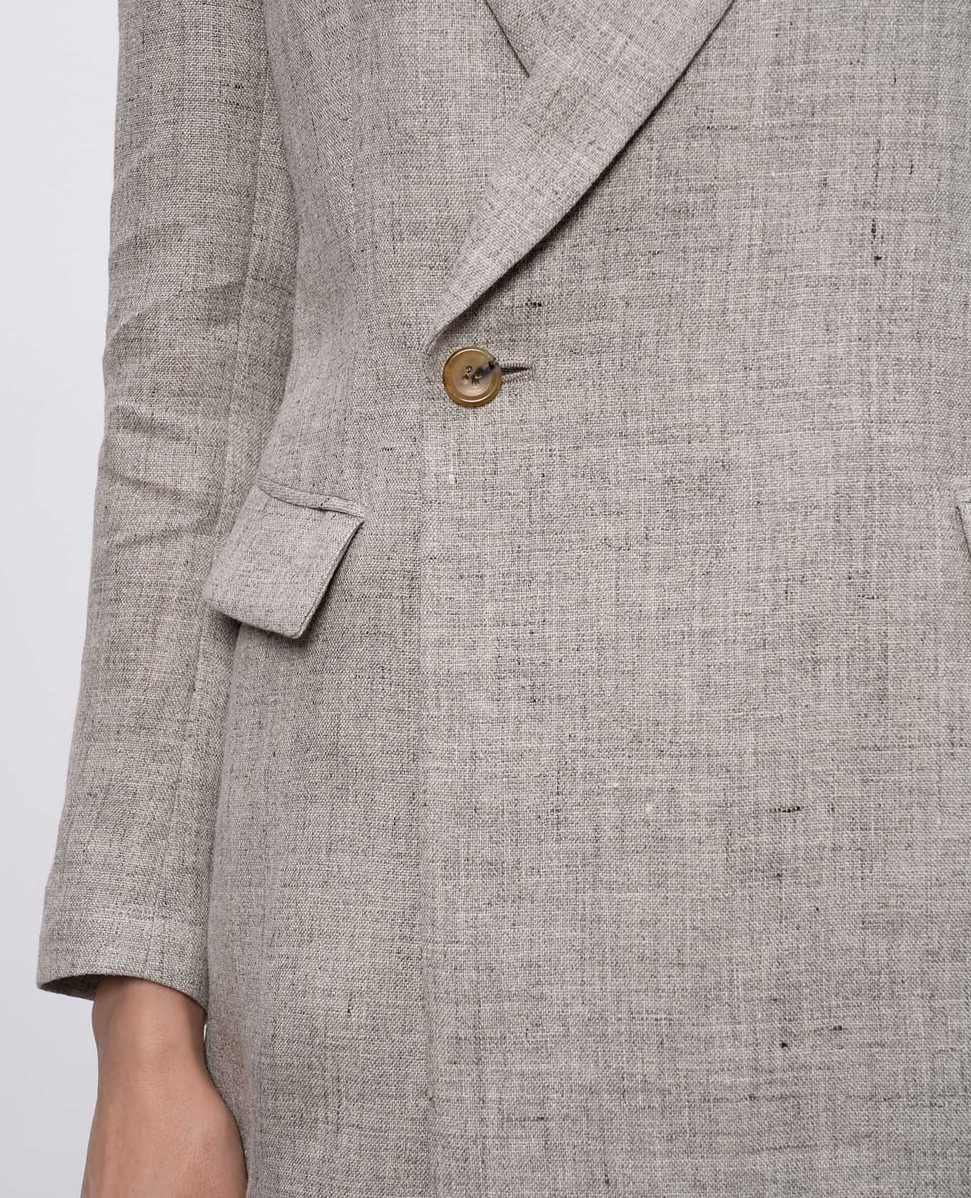

Gray linen jacket Intoca, Grey
