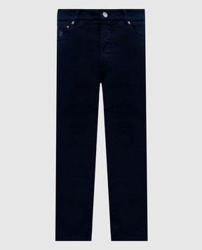 Brunello Cucinelli Blue jeans with logo M277PD3210