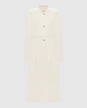 Valentino Ivory wool and cashmere coat 9B3CA8D06JA