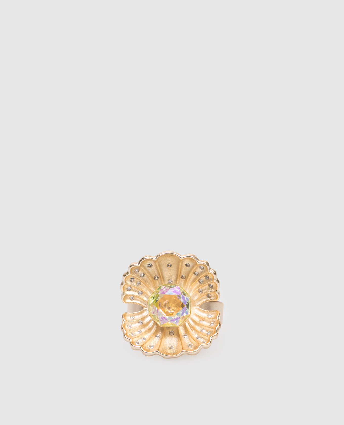

Shell Symphony gold ring Oceanus, Golden