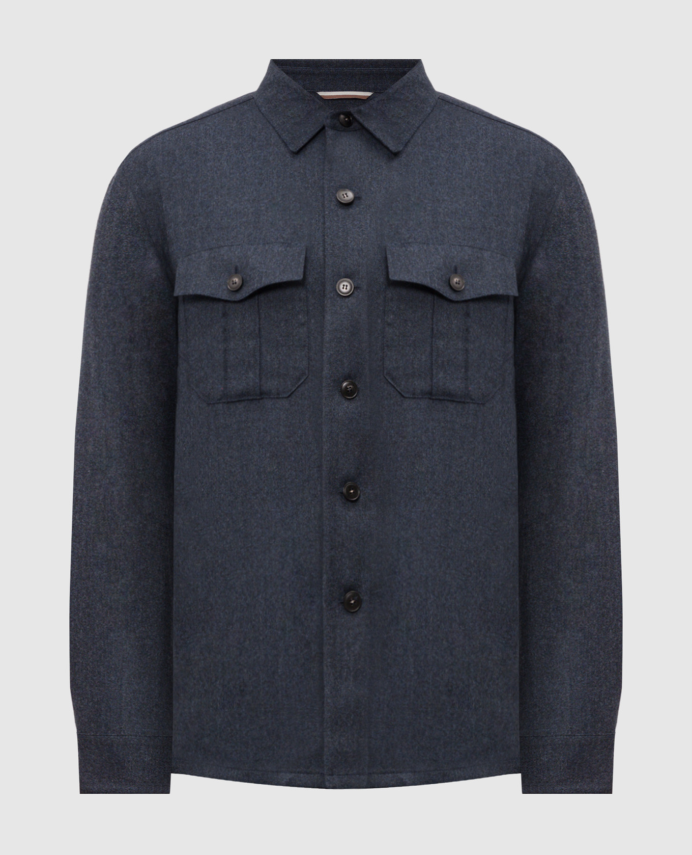 Blue wool shirt