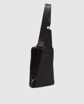 Stefano Ricci Black leather sling bag ND219GUVD