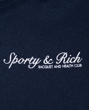Sporty & Rich Children's blue insulated hoodie Syracuse WS09575325BL106