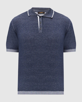 MooRER Blue polo shirt ADOLFO ADOLFOSIC