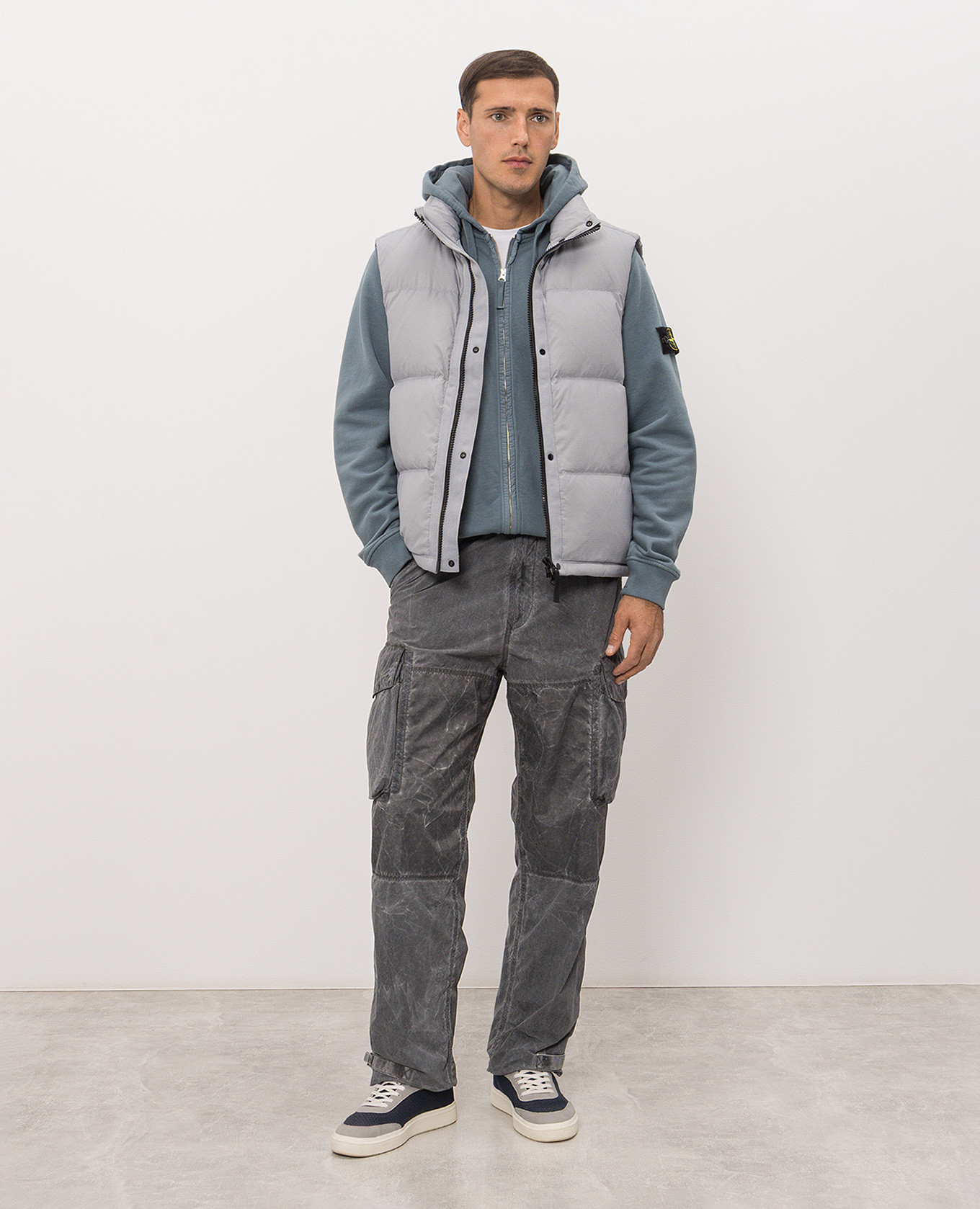 Blue sports jacket Stone Island 2