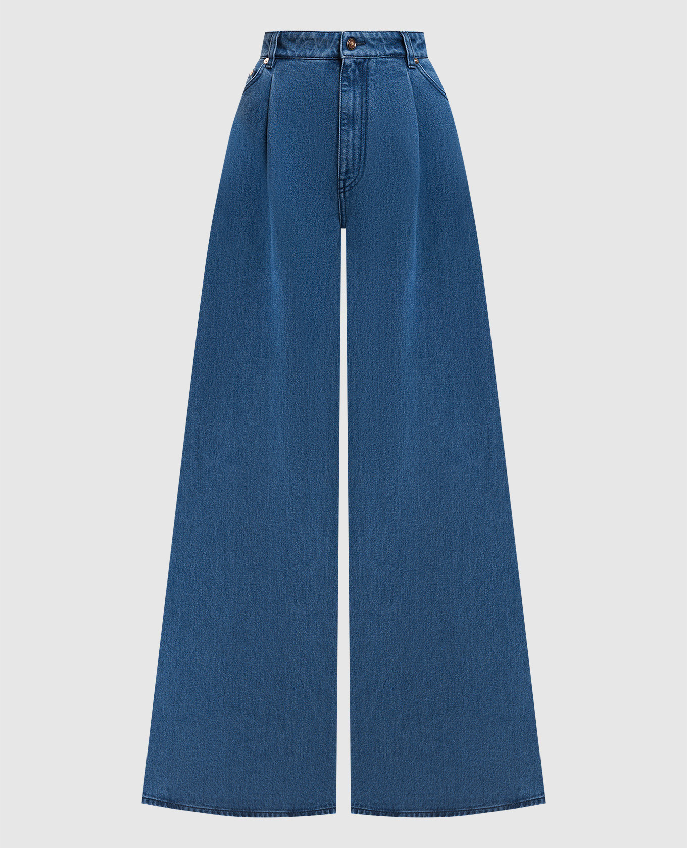 Brenn blue denim palazzos Gabriela Hearst
