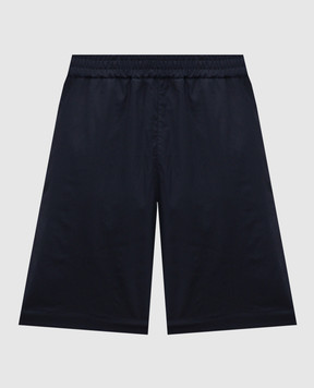 Iceberg Blue shorts with embroidered lettering D0600187