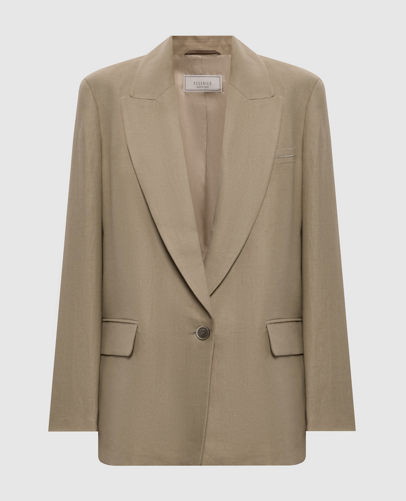 Khaki linen jacket