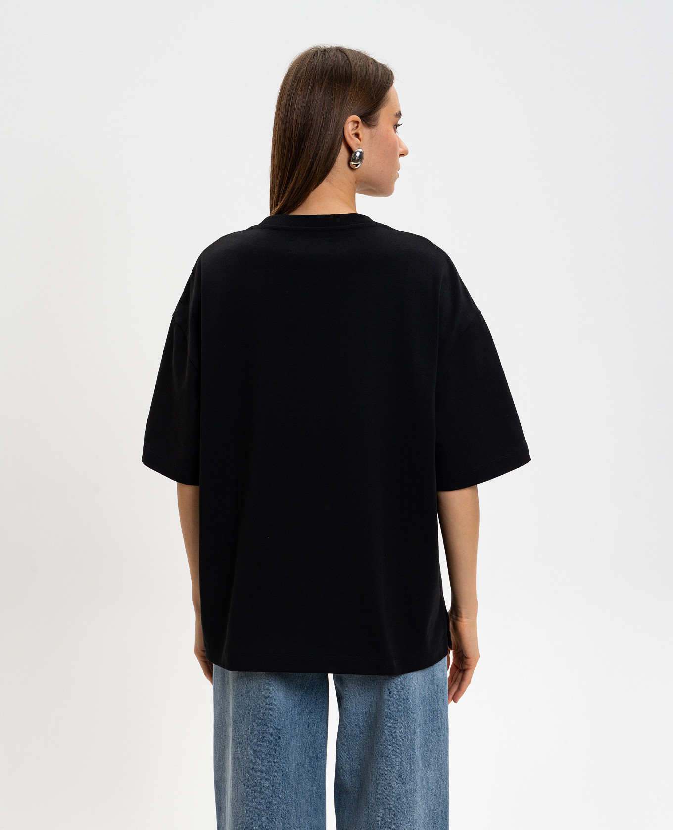 Black T-shirt with embroidered monogram AMIRI 4