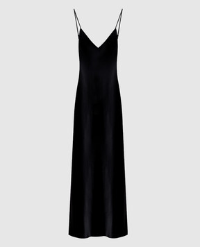 JOSEPH Clea black midi dress JF008192