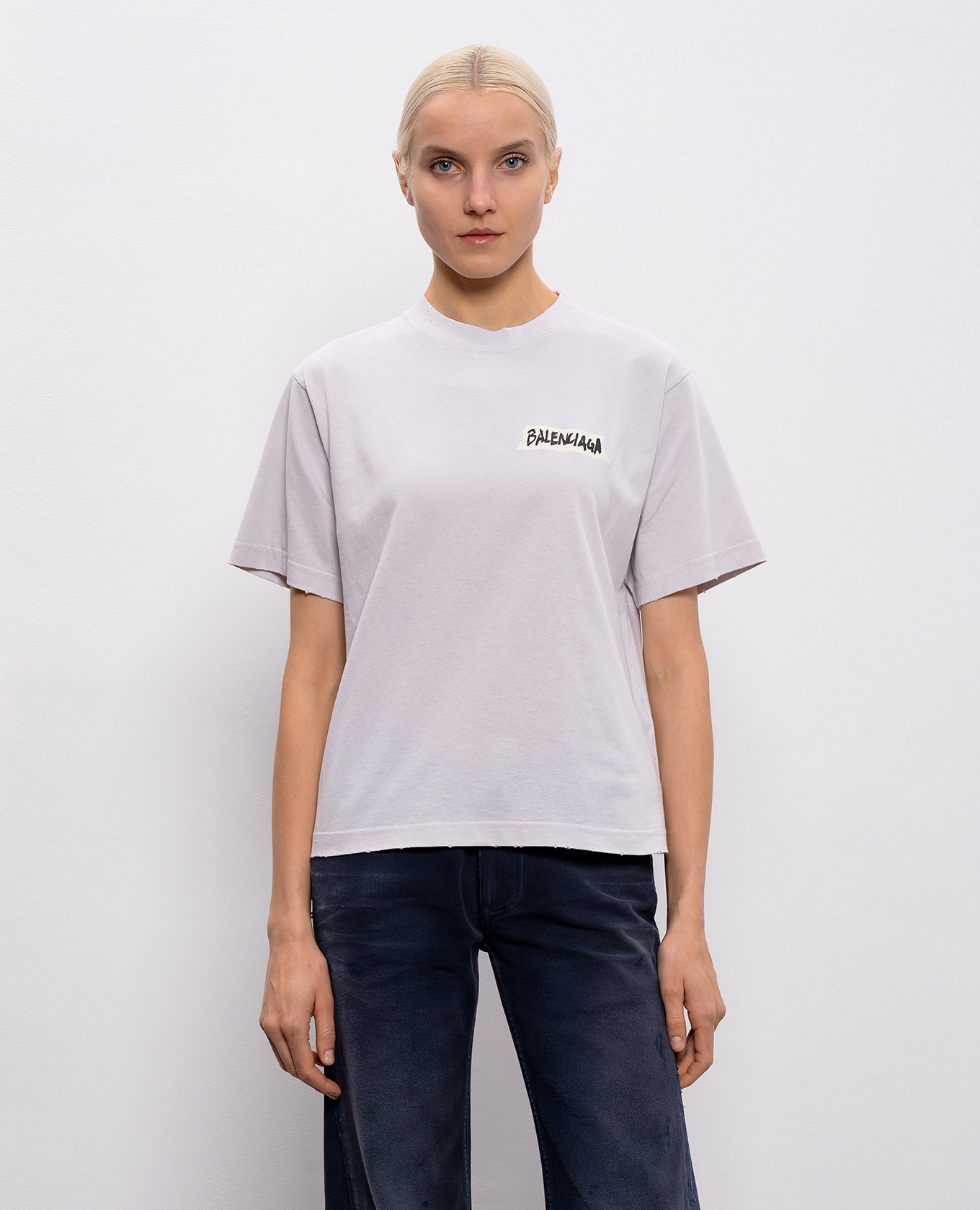 

Grey Masking Tape T-shirt Balenciaga