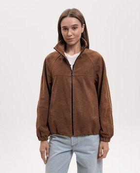Babe Pay Pls Brown suede jacket 2602SUEDE
