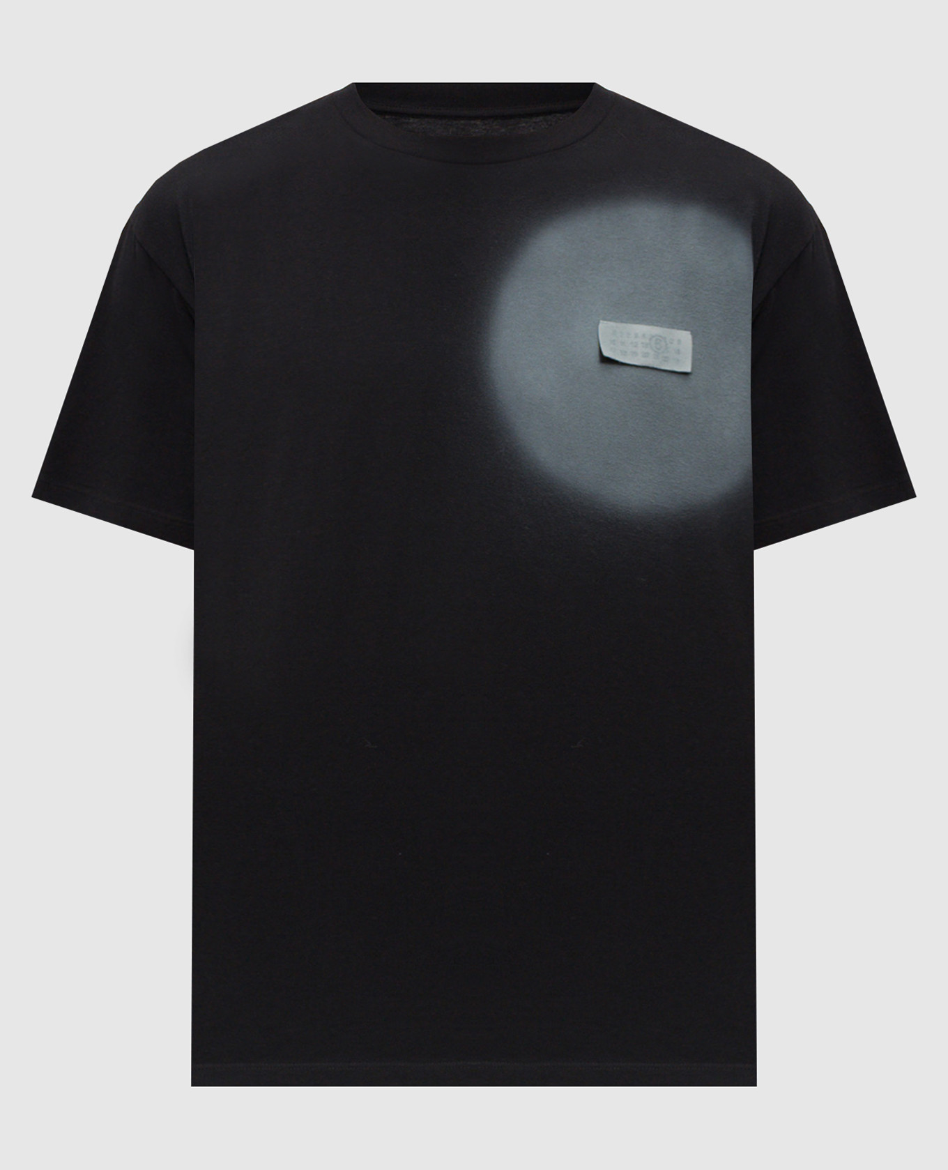 

Black T-shirt with Spray print Maison Margiela MM6