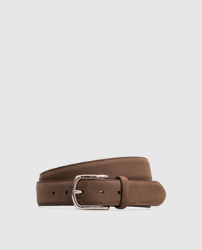 Enrico Mandelli Brown leather belt MDL0027508