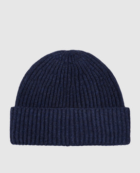 Brunello Cucinelli Blue cashmere hat M2293900