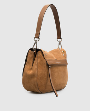 Gianni Chiarini Brown suede bag Helena BS12386CMBRC