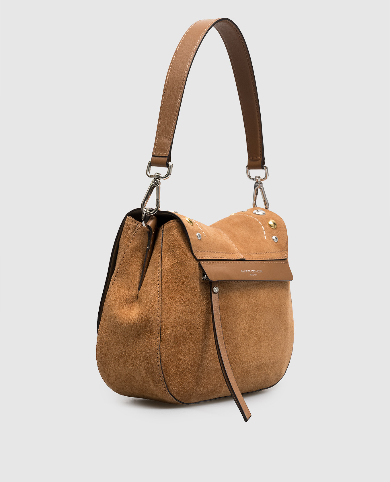 Brown suede bag Helena Gianni Chiarini 3