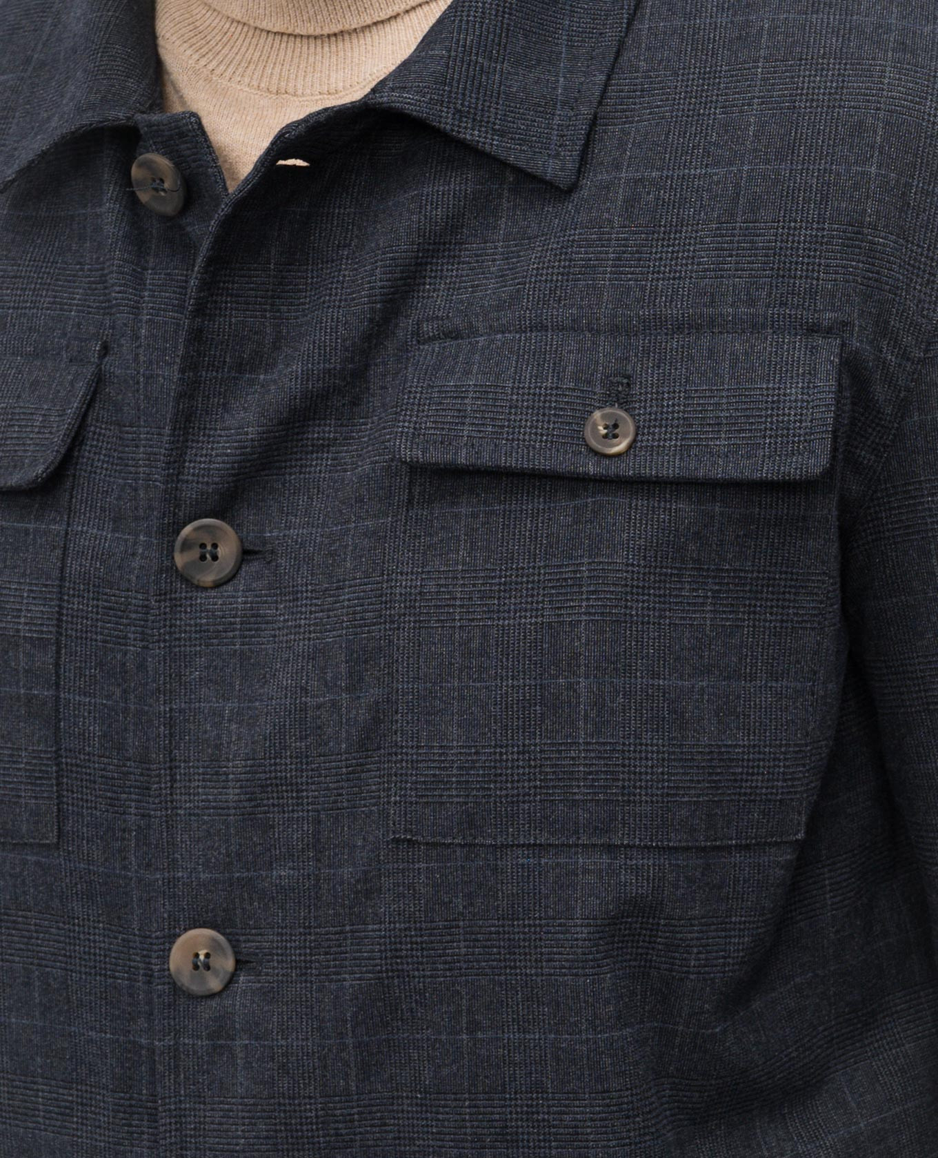 Blue checked jacket Florentino 5