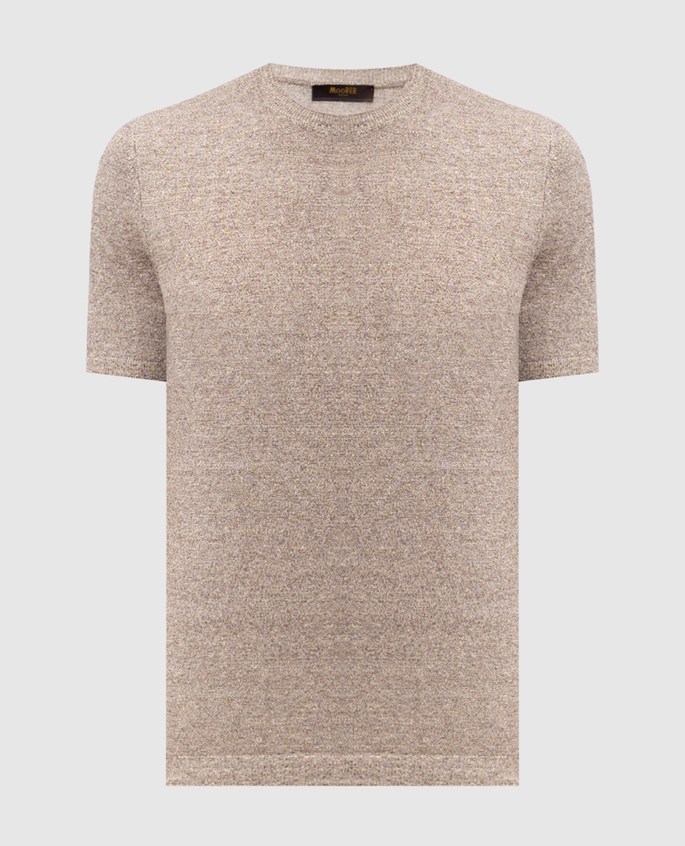 Jude brown melange linen t-shirt