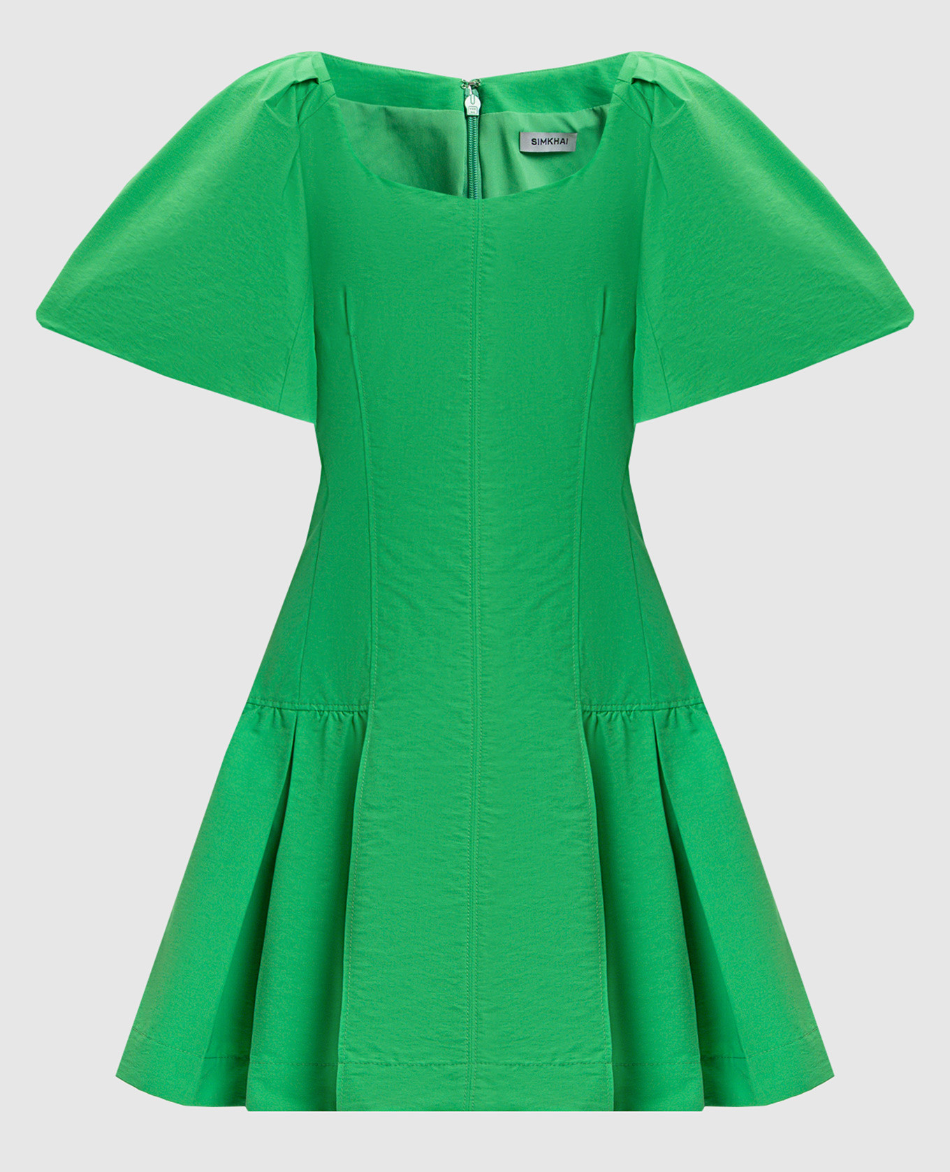 Hattie green dress Simkhai