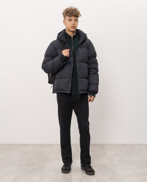 Stone Island Green wool cardigan L2S155100023S00B4