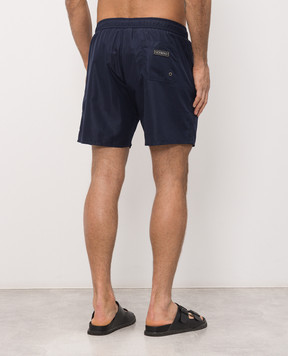 Iceberg Blue logo print swim shorts ICE26MBM01