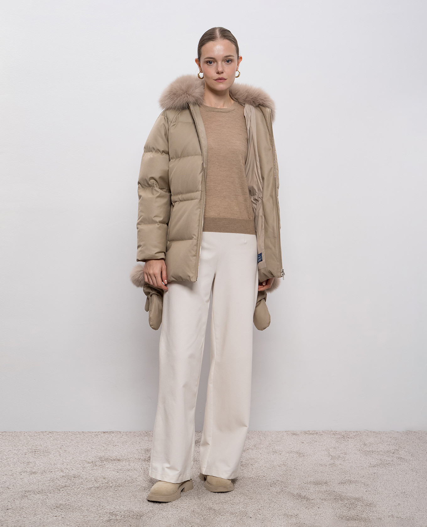 

Beige cashmere jumper Allude