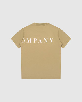 C.P. Company Children's khaki T-shirt with logo C5M00LLAA171014