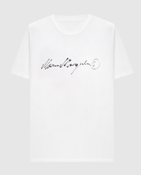 Maison Margiela MM6 White T-shirt with logo print S52GC0368M20258