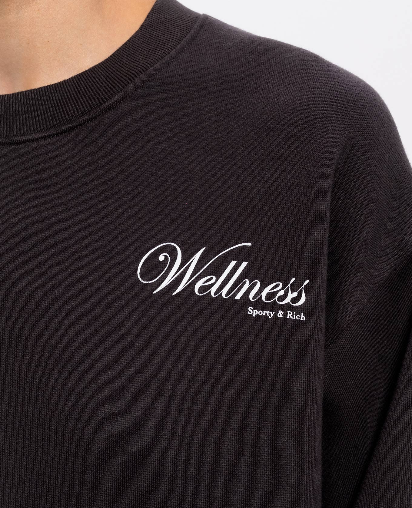 Brown Soho insulated sweatshirt Sporty & Rich 5