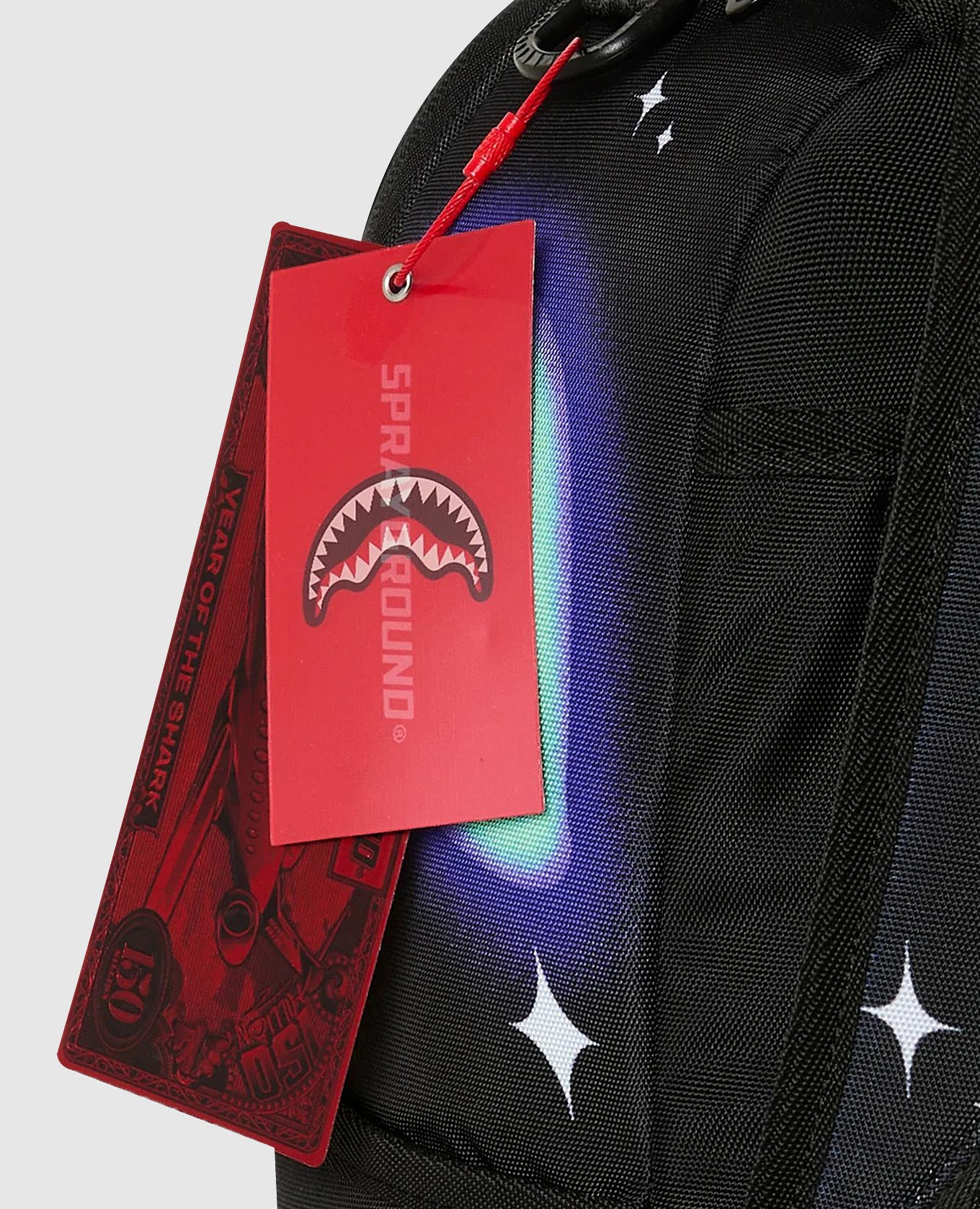 Casper Ghost Shark Children's Black Backpack Sprayground 4