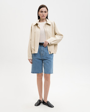 Loulou de Saison ISU blue denim shorts ISULDS