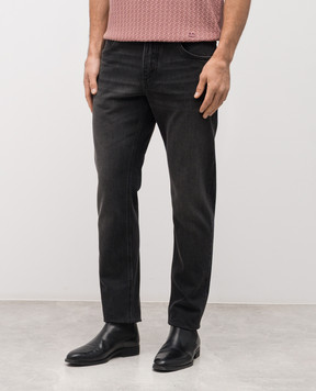 Dolce&Gabbana Gray jeans with a worn effect GYJCCDG8OM9