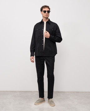 ISAIA Black pants PNC016P9100