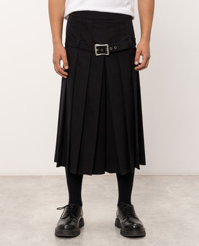 Ann Demeulemeester Jeppe black wool culottes B0014459FA761