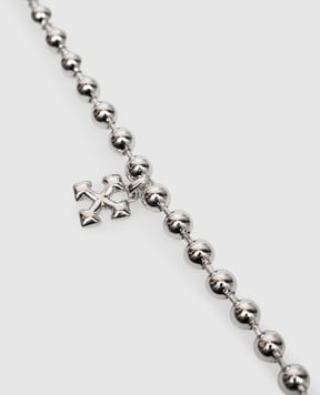Off-White Silver bracelet with pendant OMOA10WC99MET001