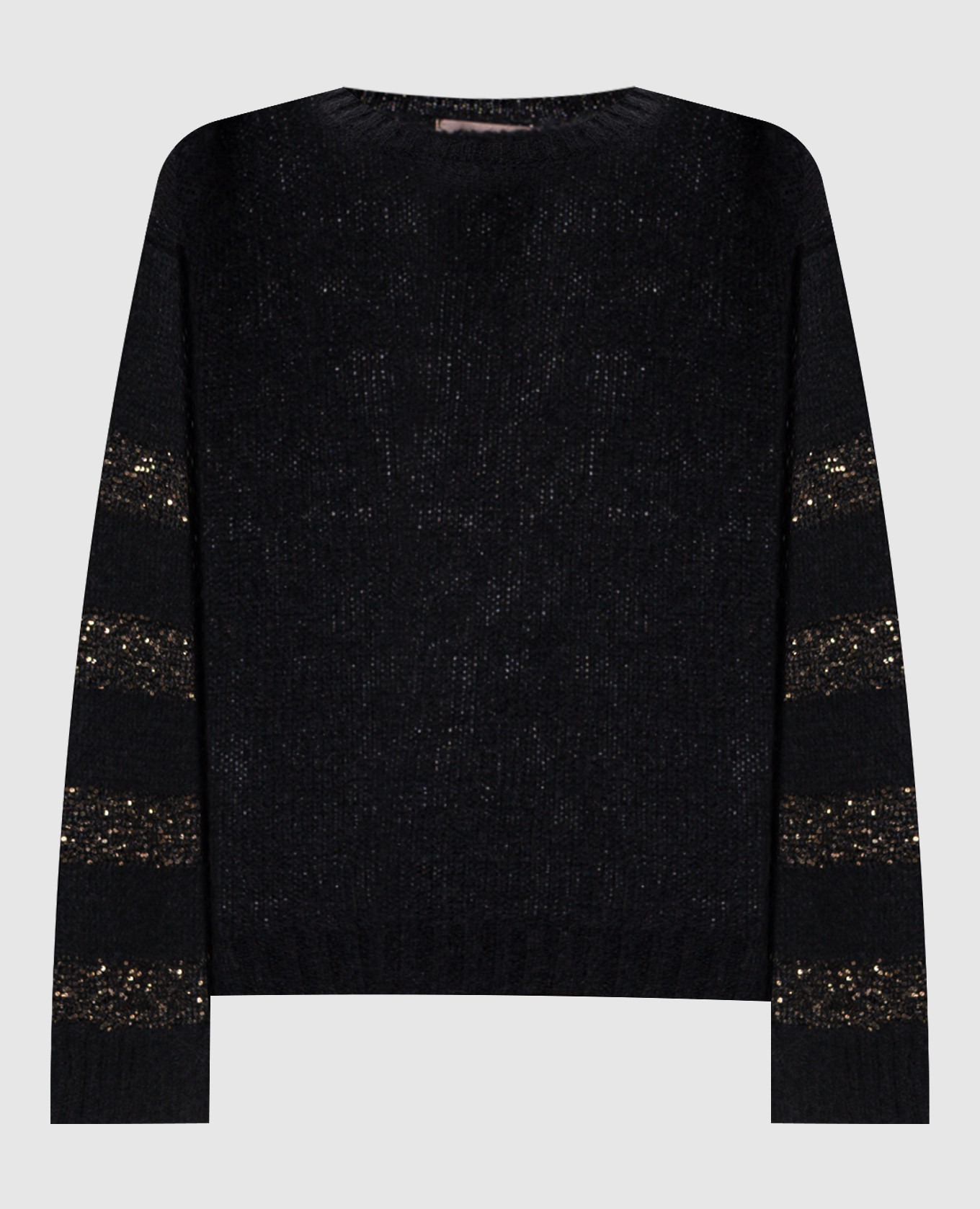 Black alpaca sweater