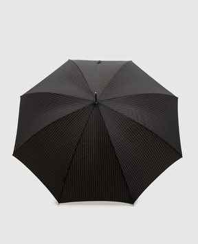 Pasotti Black Dragon patterned umbrella-cane OMITUO478RASO62771K73