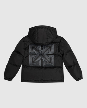 Off-White Children's black jacket with Arrow logo print 44BEJ002F26F0011216