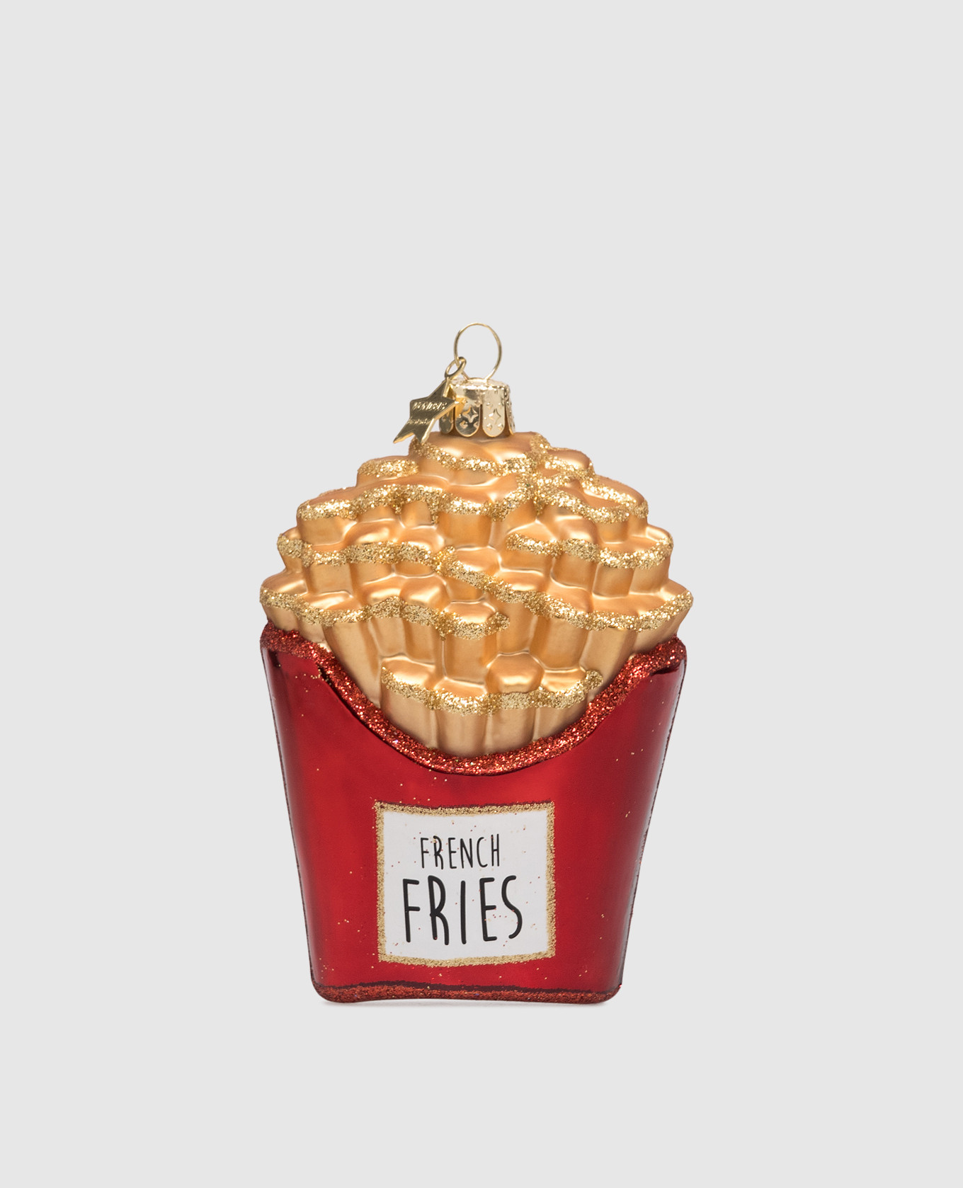 

Christmas tree toy French Fries Vondels, Red