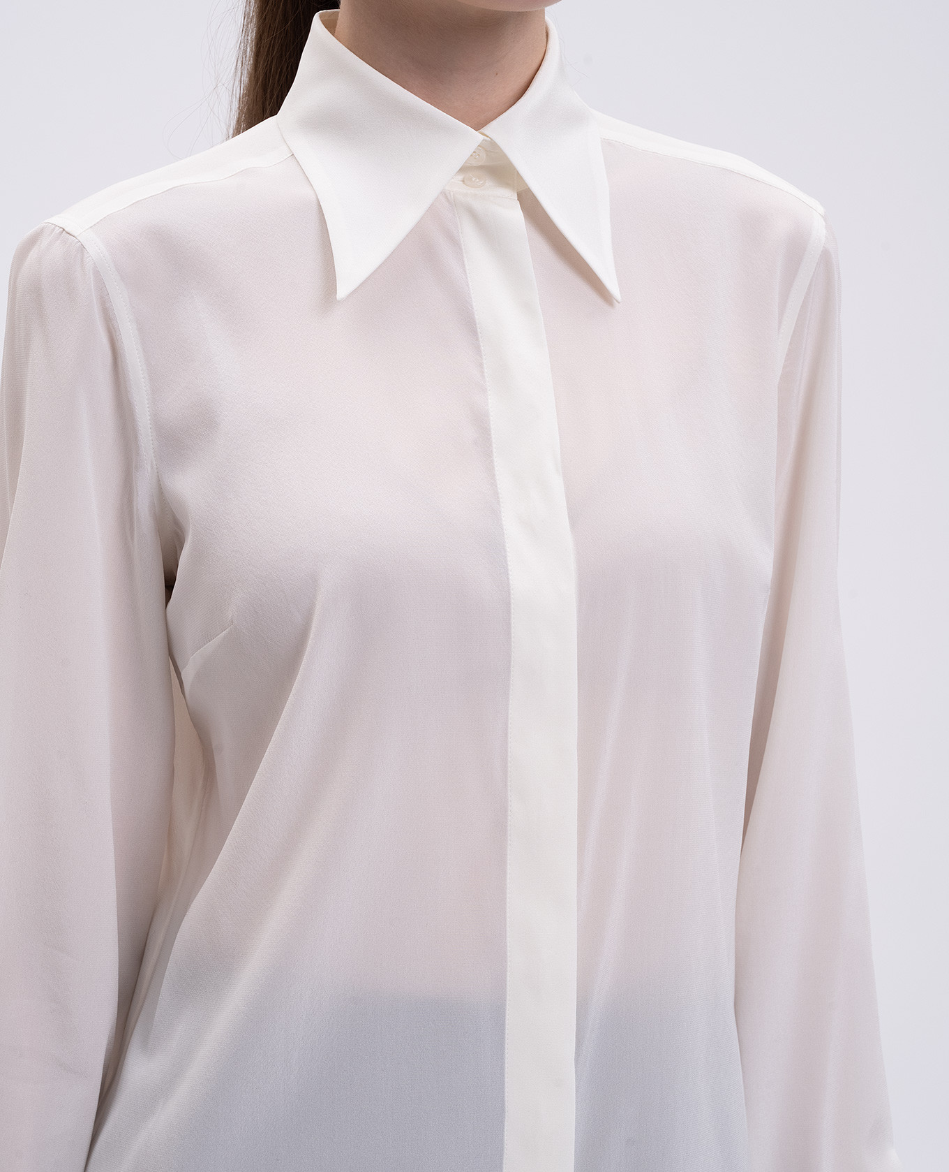 White silk blouse Dolce&Gabbana 5