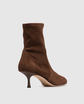 Stuart Weitzman Brown suede ankle boots MADISON SO507