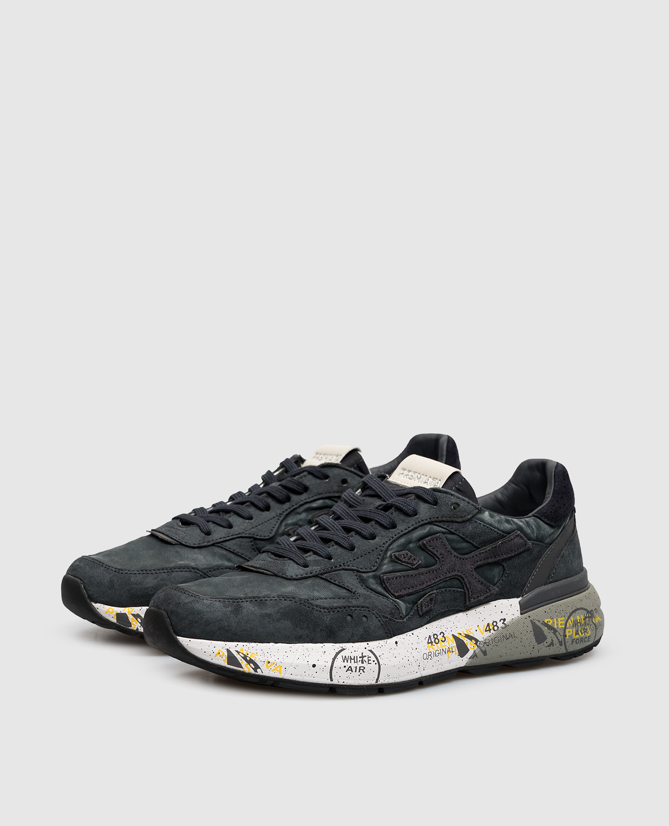 Mick 0.1 blue combination sneakers Premiata 2