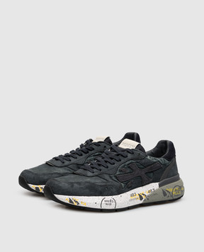 Premiata Mick 0.1 blue combination sneakers MICK01