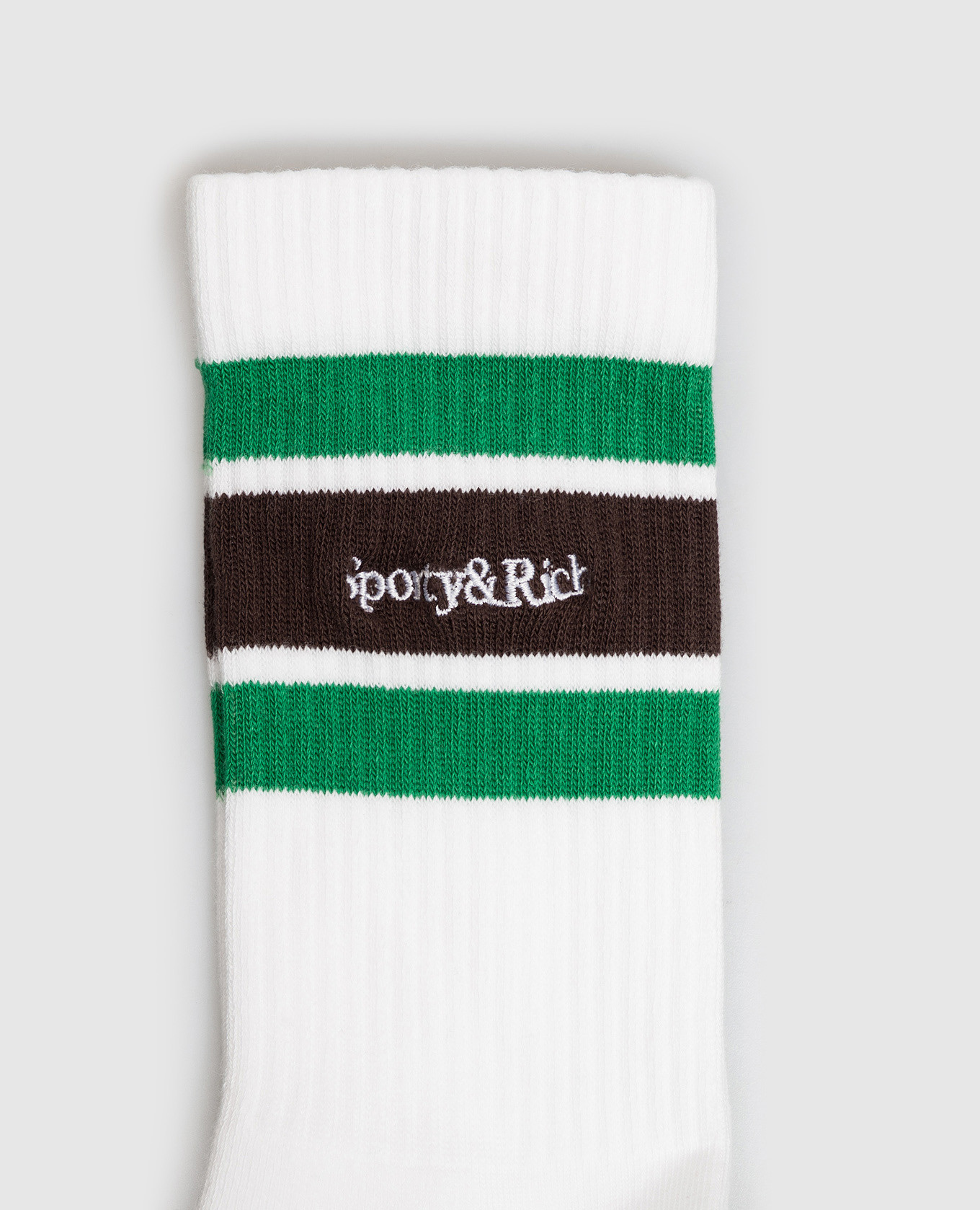 White socks with logo embroidery Sporty & Rich 2