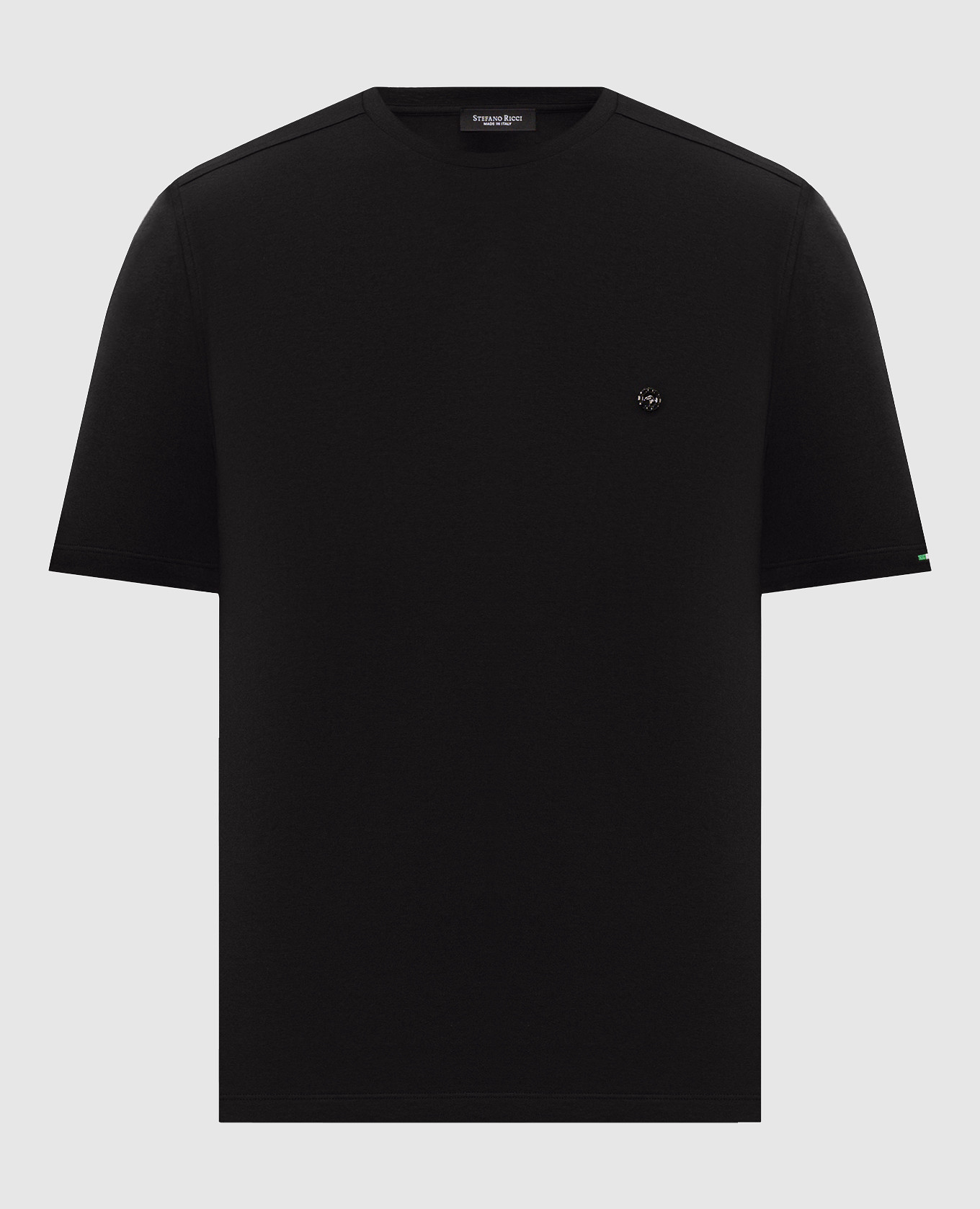 Black T-shirt with emblem